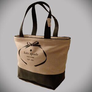 Kate Spade Heritage Logo Tote PXRU5584 - Cream/Black